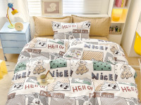 Постельное белье из твил-сатина TANGO exited 70х70 (2шт) 1,5-спальное