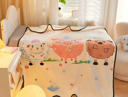 Плед детский из микрофибры TANGO ФЛАНЕЛЬ Барашки 100х140