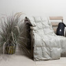 Дорожный плед пуховый GERMAN GRASS TRAVEL PLAID GRASS grey 140х200
