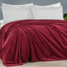 Плед из полиэстера KARVEN SUPER SOFT P942 MELINDA бордовый 200х220