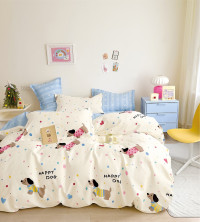 Постельное белье из твил-сатина TANGO happy dog  70х70 (2шт) 1,5-спальное