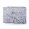 Плед вязаный из акрила BELPOL КОСЫ сумерки 130х170