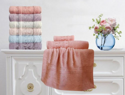 Набор полотенец махровых хлопковых KARVEN H2200 KASIMPATI 50х90 (6шт)