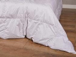 Одеяло кассетное из серого гусиного пуха и пера BELPOL ФОРМУЛА шашка 200х220 теплое