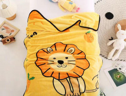 Плед детский фланелевый из микрофибры с шерпой TANGO LEONCELLO LEO1410-34 100х140