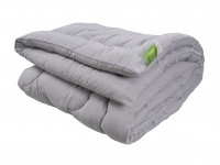Одеяло стеганое АЛЬВИТЕК АДАЖИО-ЭКО серое 172x205 всесезонное
