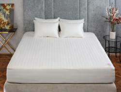 Наматрасник GERMAN GRASS MATTRESS COTTON DRYSOFT GRASS непромокаемый с юбкой 90х200х40