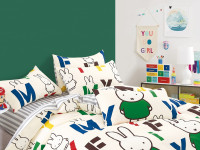 Постельное белье из твил-сатина TANGO банни 70х70 (2шт) 2-спальное