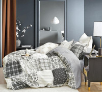 Постельное белье из сатина TANGO даммето 50х70 (1шт) и 70х70 (1шт) 1,5-спальное