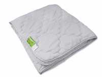 Одеяло стеганое АЛЬВИТЕК АДАЖИО-ЭКО серое 140x205 легкое