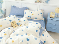 Постельное белье из твил-сатина TANGO дела сердечные 50х70 (2шт) 1,5-спальное