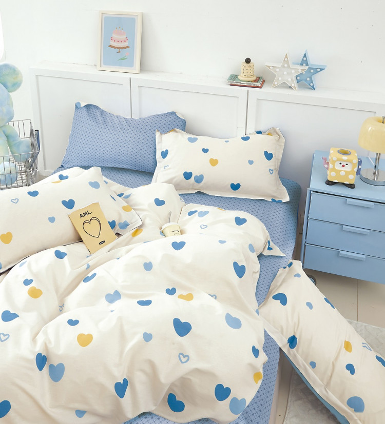 Постельное белье из твил-сатина TANGO дела сердечные 70х70 (2шт) 2-спальное