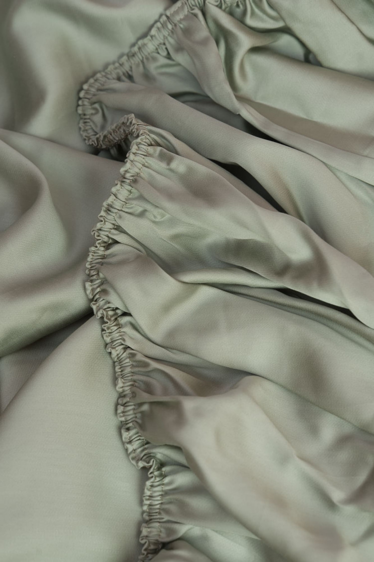 Простыня на резинке 160х200 GERMAN GRASS OLIVE BRILLIANT GRASS 160х200х40