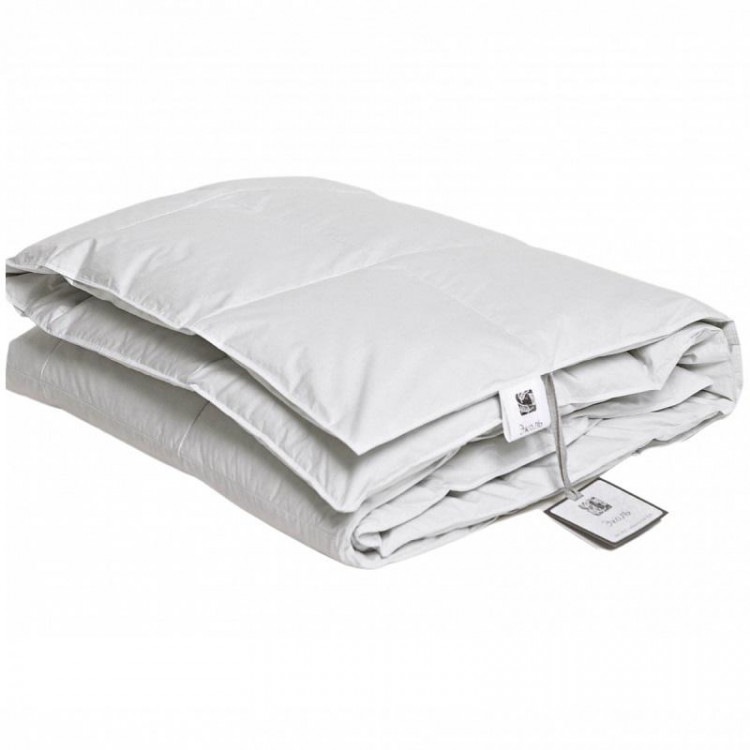 Одеяло из серого гусиного пуха BELPOL ЭКОЛЬ 200х200 теплое