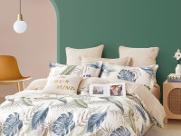 Постельное белье из твил-сатина TANGO кримси 50х70 (2шт) 1,5-спальное