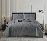 Покрывало тонкое велюровое TANGO CASABLANCA темно-серое 220х240