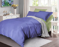 Постельное белье двухстороннее из сатина SAILID BL-45-3 евро
