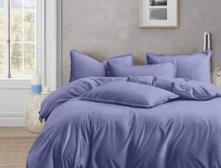 Постельное белье из люксового сатина АЛЬВИТЕК ОCA-007 лиловое 70х70 (2шт) 2-спальное
