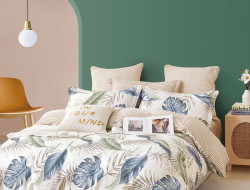 Постельное белье из твил-сатина TANGO кримси 70х70 (2шт) 1,5-спальное