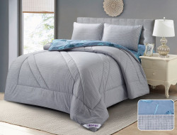 Постельное белье из микросатина с одеялом TANGO DE VERANO  Y-05 50х70 (2шт) семейное