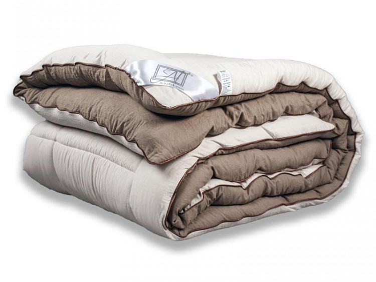 Одеяло стеганое АЛЬВИТЕК FLUFFY DREAM ОЖЛ-22 мокко-бежевое 200x220 всесезонное