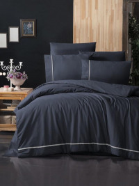 Постельное белье из DELUXE ранфорса KARVEN N030 ALISA DENIM 50х70 (2шт), 70х70 (2шт) семейное