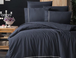 Постельное белье из DELUXE ранфорса KARVEN N030 ALISA DENIM 50х70 (2шт), 70х70 (2шт) семейное