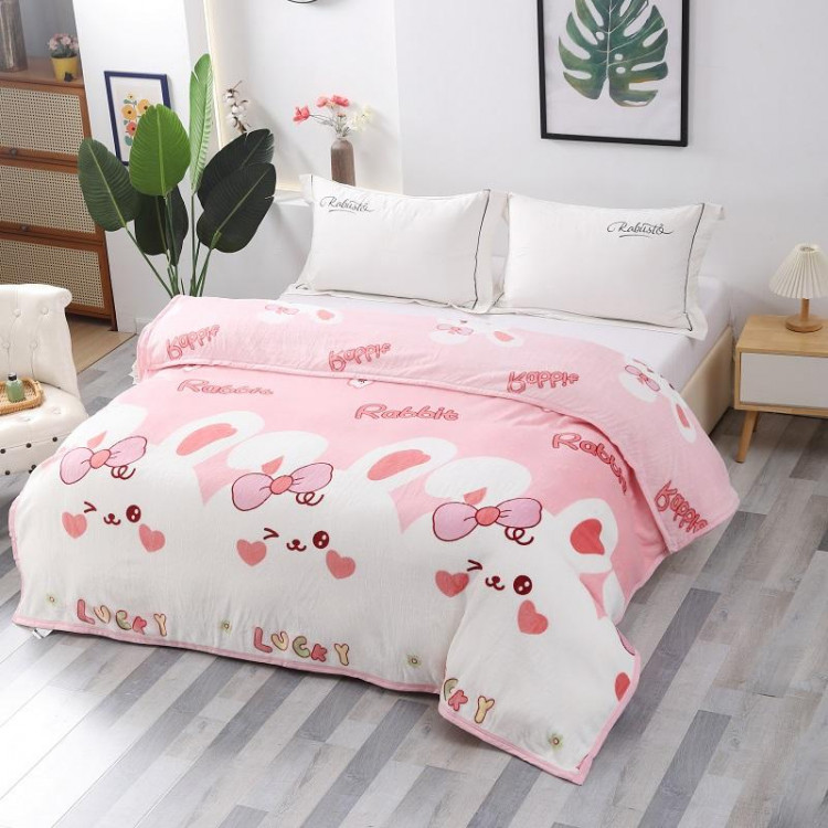 Плед из микрофибры TANGO ФЛАНЕЛЬ ЗАЙКИ 200х220