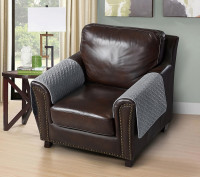 Накидка на подлокотники из микрофибры TANGO SOFA серая 50x70 (1шт)