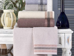 Набор полотенец махровых хлопковых KARVEN H2233 ROBY 50х90 (6шт)