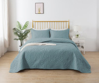 Покрывало тонкое из микрофибры TANGO TRM MARRAKECH серо-голубое 240х240