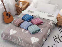 Покрывало жаккардовое тонкое из хлопка TANGO MUSELINA MUS-05 200х230