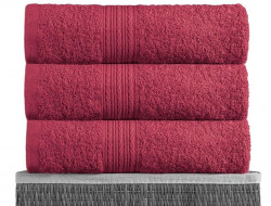 Полотенце махровое BAYRAMALY бордовое 70х140