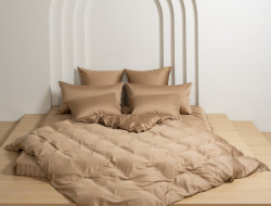 Постельное белье с простыней на резинке 180х200 GERMAN GRASS SAND BRILLIANT GRASS 50х70 (2шт), 70х70 (2шт) евро