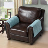 Накидка на подлокотники из микрофибры TANGO SOFA бирюзовая 50x70 (1шт)