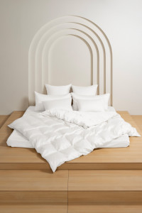 Постельное белье из тенсела GERMAN GRASS Arctic White Brilliant Grass семейное