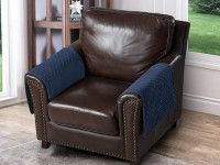 Накидка на подлокотники из микрофибры TANGO SOFA синяя 50x70 (1шт)