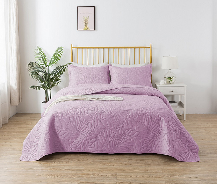 Покрывало тонкое из микрофибры TANGO TRM MARRAKECH сиреневое 215х240