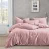 Постельное белье из люксового сатина АЛЬВИТЕК ОCA-003 пыльная роза 50х70 (2шт), 70х70 (2шт) семейное