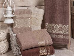 Набор полотенец махровых хлопковых KARVEN H2057 SIRMA SOFT 50х90 (6шт)