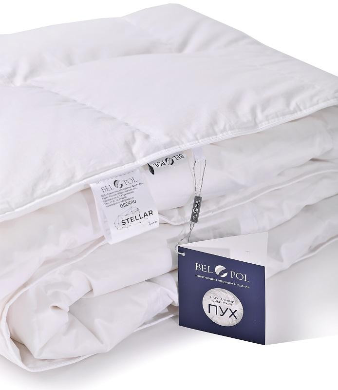 Одеяло кассетное из белого гусиного пуха BELPOL STELLAR 200х220 теплое