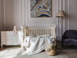 Одеяло стеганое GERMAN GRASS BABY ORGANIC LINEN GRASS 100х135 всесезонное Light