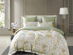 Постельное белье фланелевое из тенсела ASABELLA Весенняя нега 50х70 (2шт), 70х70 (2шт) евро