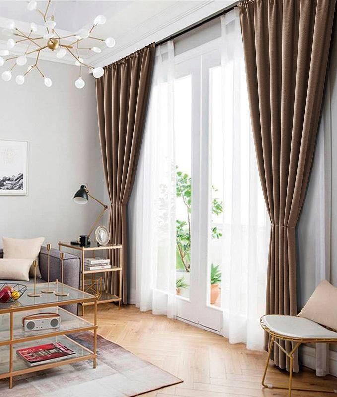 Комплект штор из рогожки TANGO NATURE N-05 150х272 (2шт)