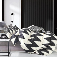 Постельное белье из сатина TANGO зигзаги 70х70 (2шт) 2-спальное