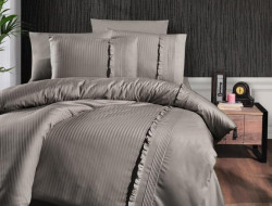 Постельное белье из DELUXE ранфорса KARVEN N028 SWEETNESS MINK 50х70 (2шт) 1,5-спальное