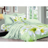 Покрывало из сатина стеганное с вышивкой DIVA AFRODITA PREMIUM 031 ДИКАЯ ОРХИДЕЯ 220х240 с наволочками 50х70 (2шт)