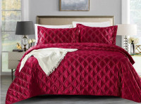 Покрывало с наволочками тонкое велюровое TANGO BACCARA BAC-14 240х260