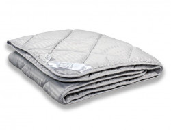 Одеяло стеганое АЛЬВИТЕК SILKY DREAM ОМСВ-О-15 жемчужно-серое 140x205 легкое