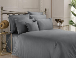 Постельное белье из сатина де люкс SAREV N076 SARTORIA V8-GRI 50х70 (4шт) евро